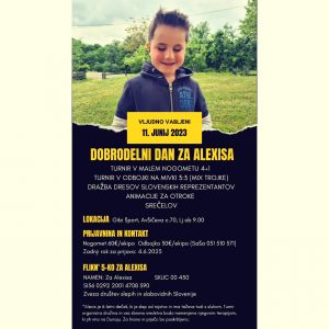 Plakat dobrodelni dan za alexisa