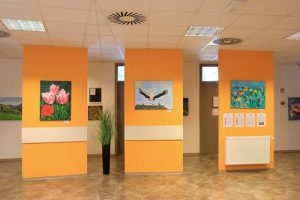 Tri razstavljene slike v CSD